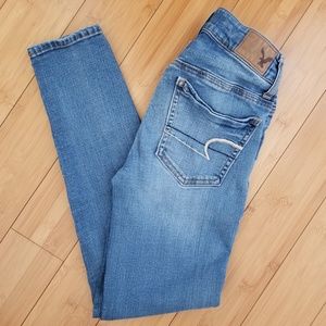 American Eagle Jean's skinny super stretch 00 - S